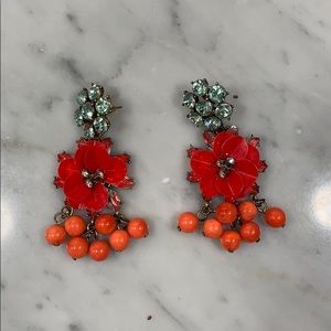 Flower earrings